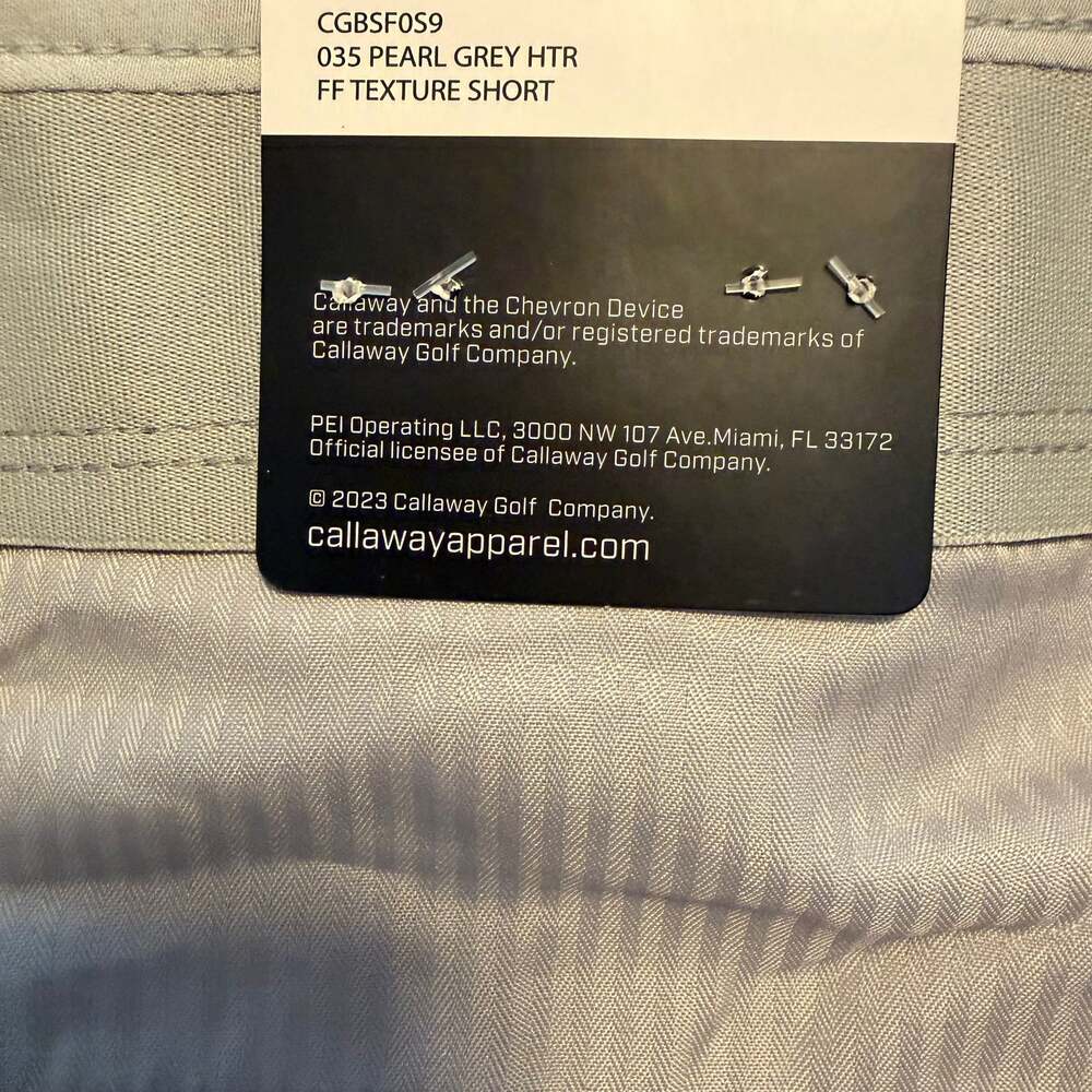NWT Callaway Men's Opti-Dri Media Pocket Performance Golf Short size 40 - Picture 5 of 8